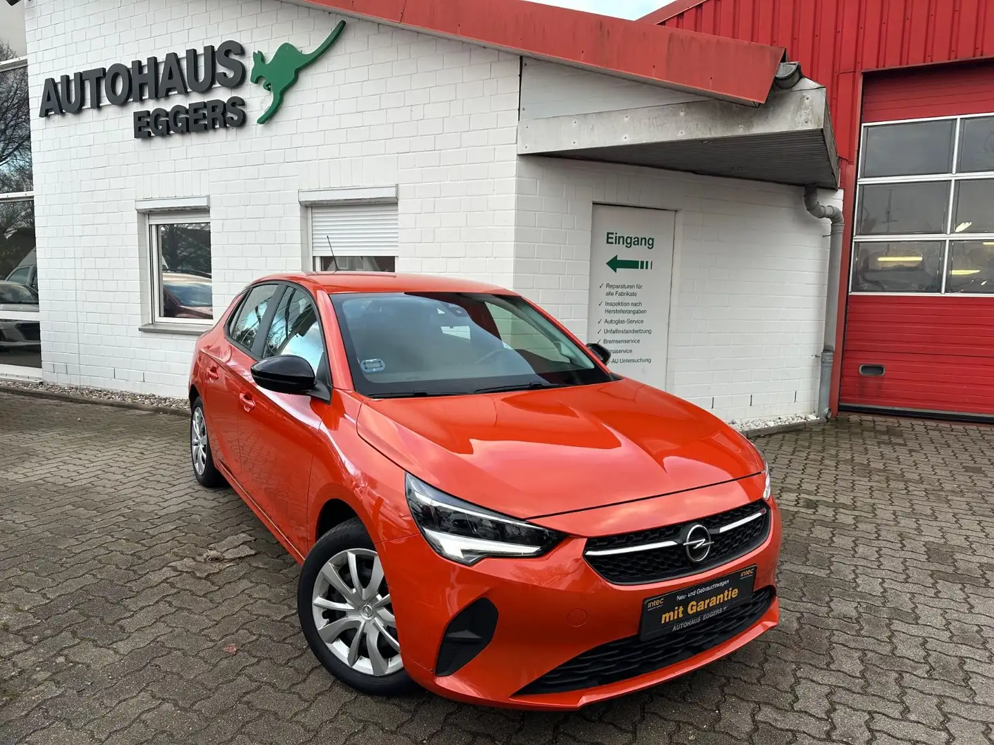 Opel Corsa F Edition/NAVI/AUT/TEMP/GJR/APPLE CP Orange - 1