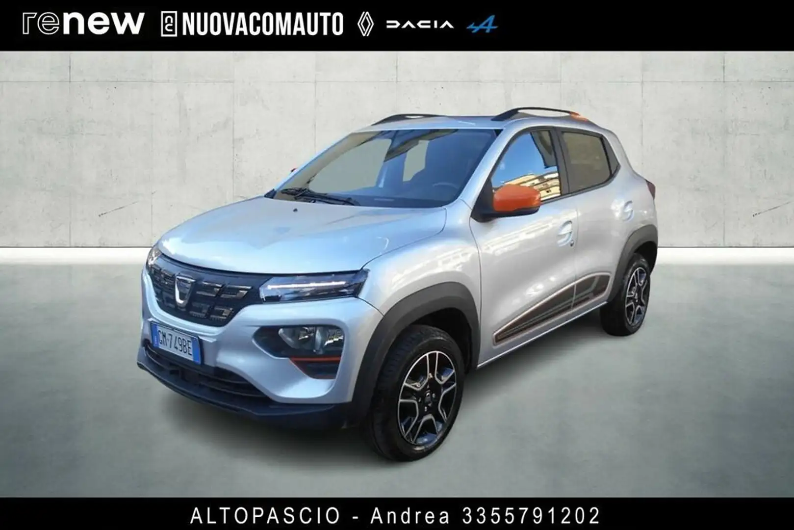 Dacia Spring Comfort Plus Electric 45 Šedá - 1