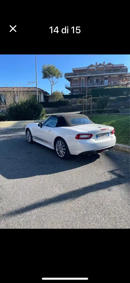 Fiat 124 Spider lusso turbo 140 cv Bianco - 2