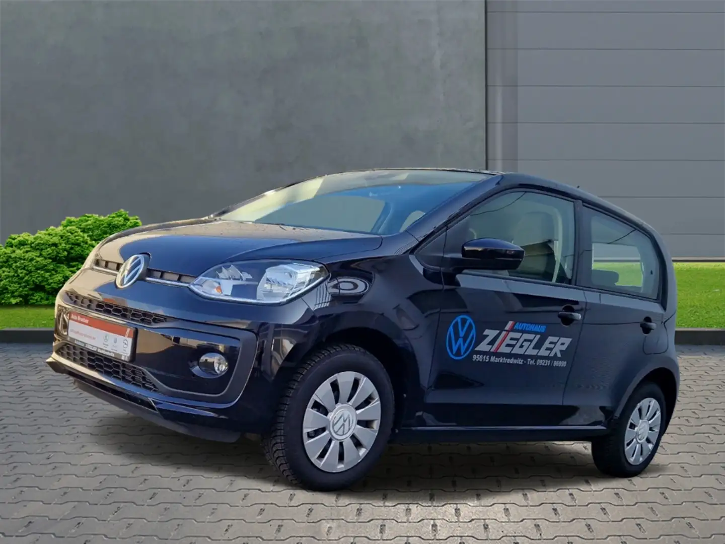 Volkswagen up! Basis 1.0+LED-Tagfahrlicht+Klimaanlage+Sitzheizung Schwarz - 1