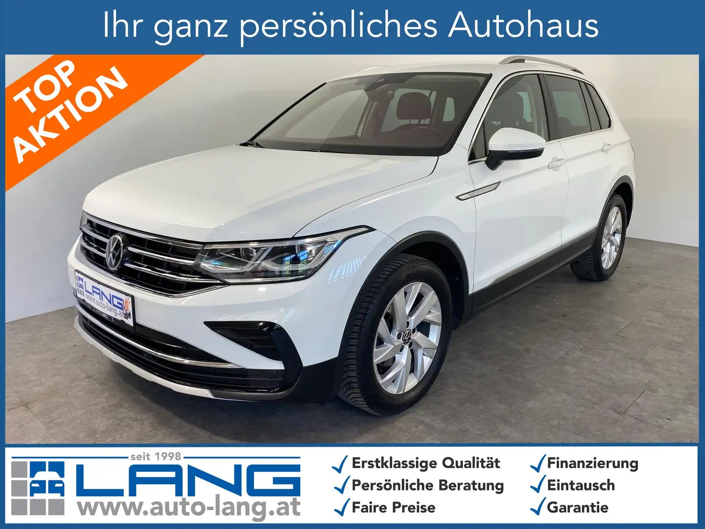 Volkswagen Tiguan 1.5 TSI Elegance LED*AHK*SITZHEIZUNG 110 kW (15... Weiß - 1