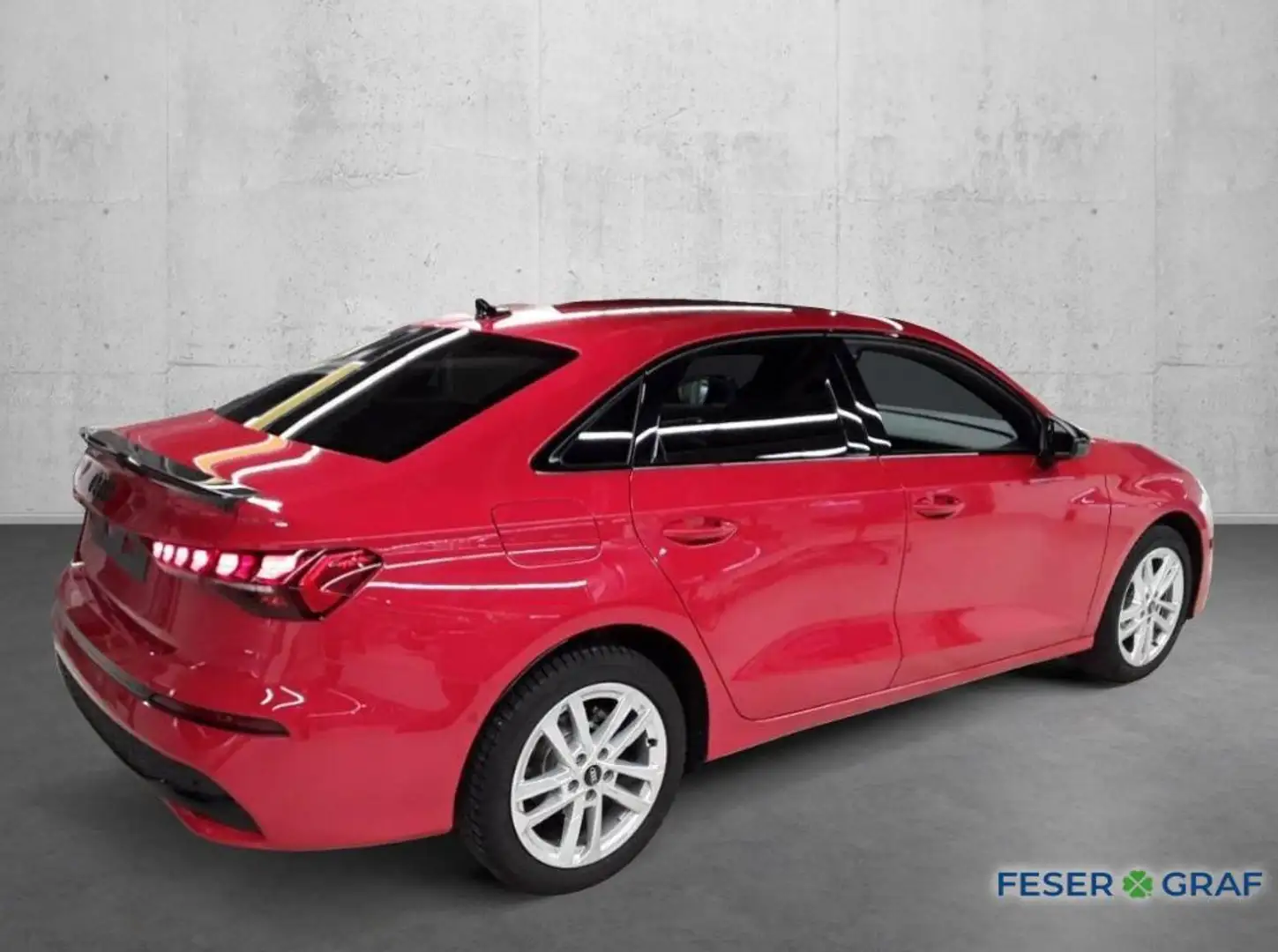 Audi A3 Limo adv 30 TFSI qu. Str.+HUD+LED Rojo - 2