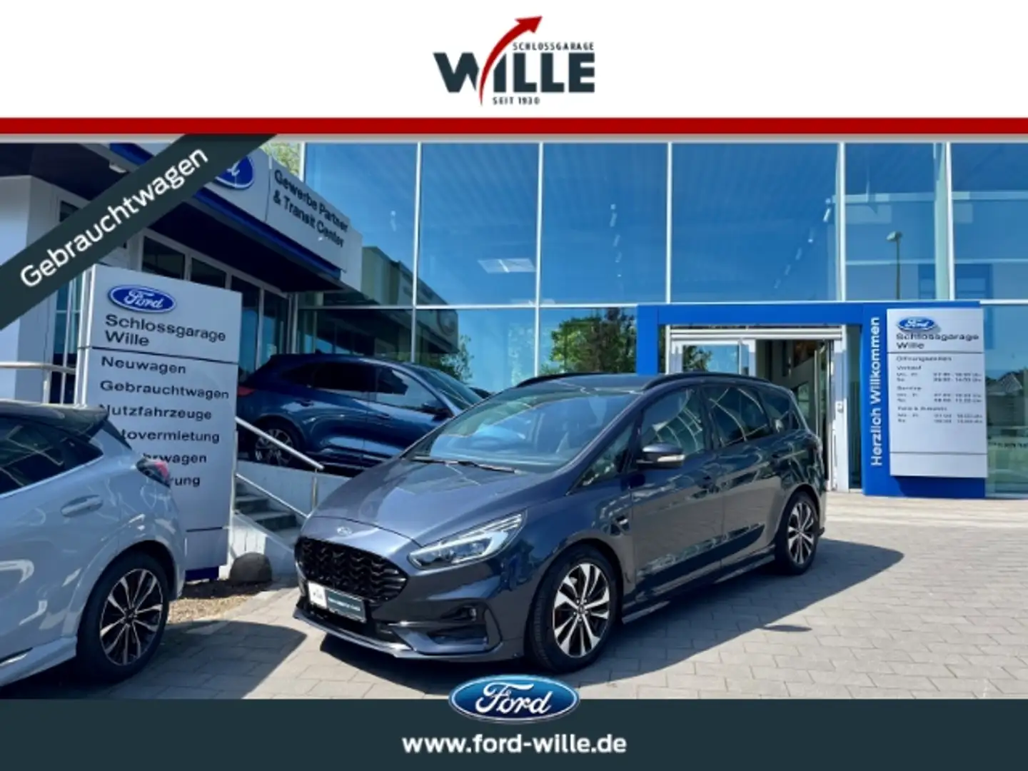 Ford S-Max ST-Line AHK LED ACC Business-Paket 3 Sony Modrá - 1