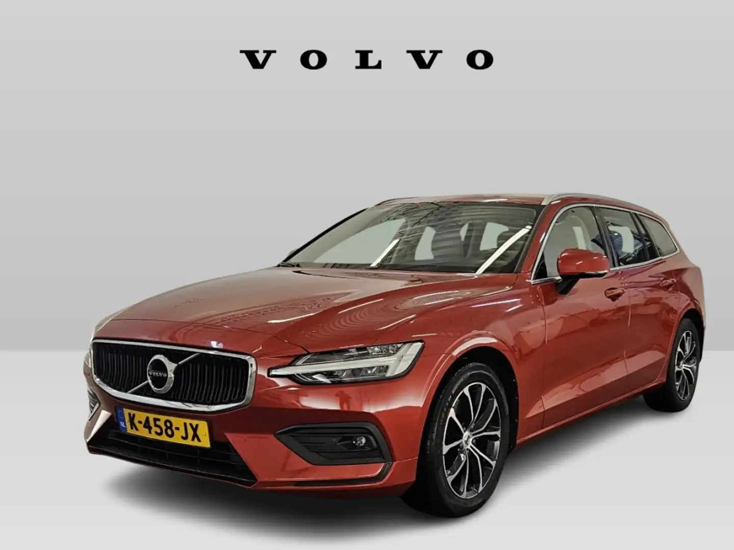 Volvo V60 2.0 B3 Business Pro Fusion Red / Blond Leather | I Orange - 1