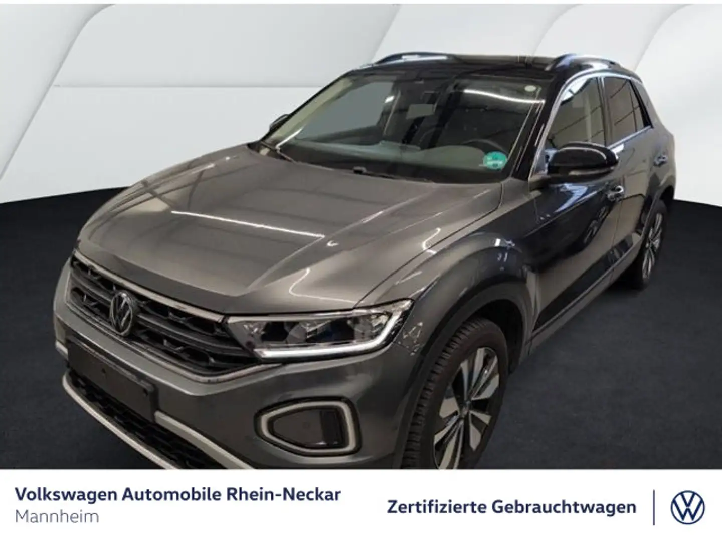 Volkswagen T-Roc 2.0 TDI GOAL DSG Navi AHK Kamera uvm Grau - 2