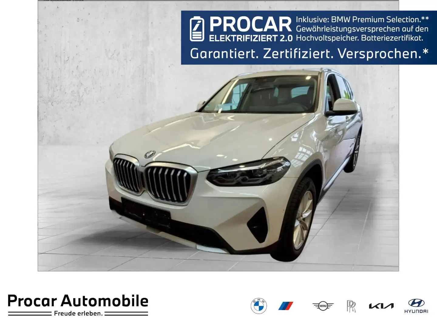 BMW X3 xDrive30e HUD RFK NAVI LED Sound Syst. DAB Weiß - 1