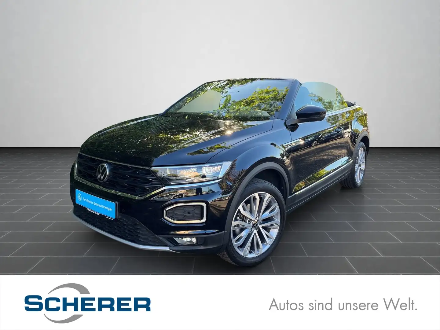 Volkswagen T-Roc 1.5 TSI DSG Active LED+App+Kamer Schwarz - 1