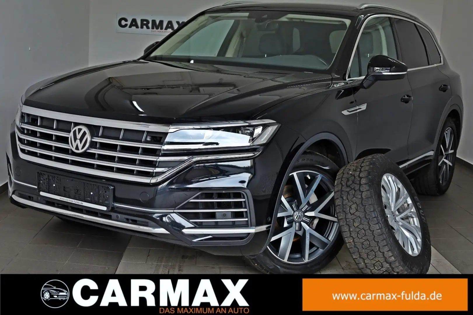 Volkswagen Touareg Atmosphere 4M Leder,Navi,LED,Kamera,SH Чорний - 1
