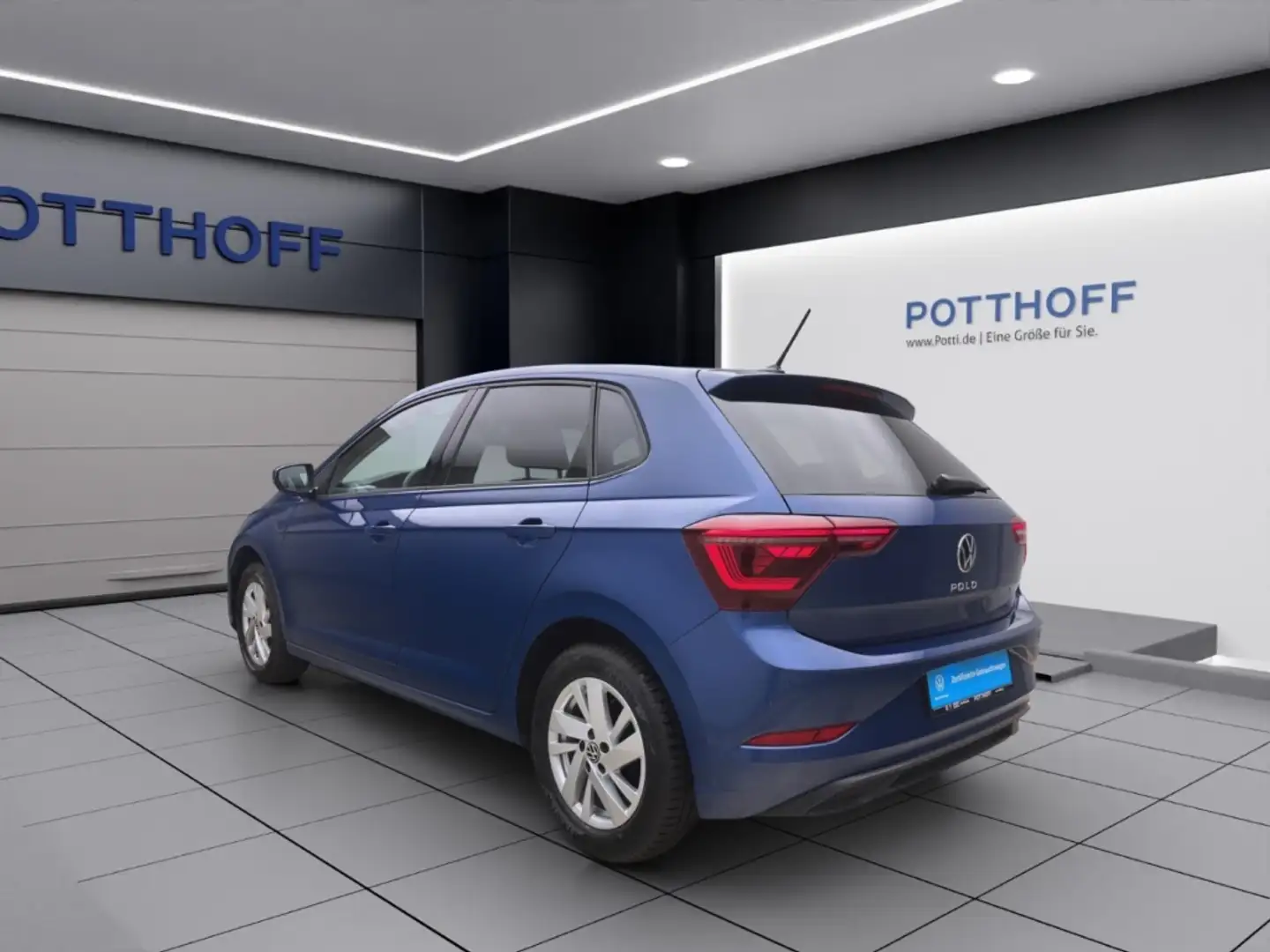Volkswagen Polo 1.0 TSI DSG STYLE NAVI IQ.LIGHT SITZHZG PDC Blau - 2