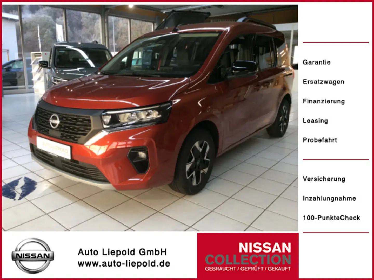 Nissan Townstar 2,0t DIG-T 130 L1 2,0t Tekna Orange - 1