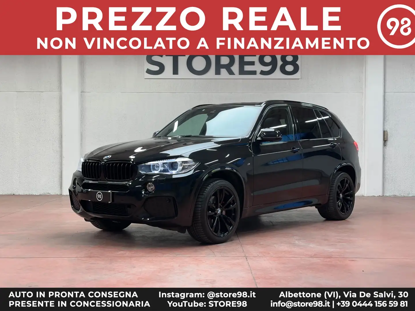 BMW X5 25d M-Sport 231cv *SERVICE BMW/TETTO PANO/LED* Negro - 1