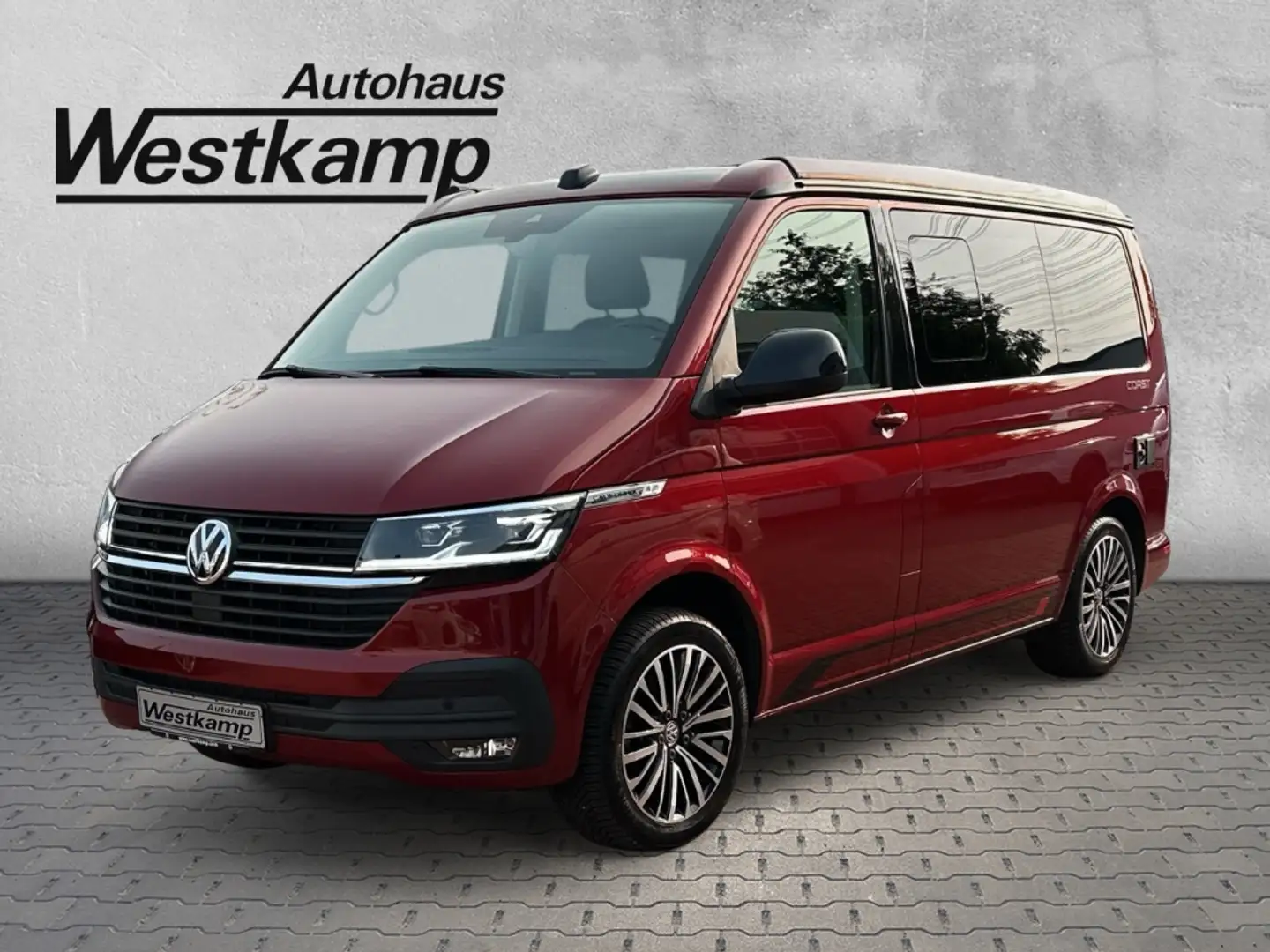 Volkswagen California Coast Edition 2,0 TDI DSG Led Navi Rojo - 1