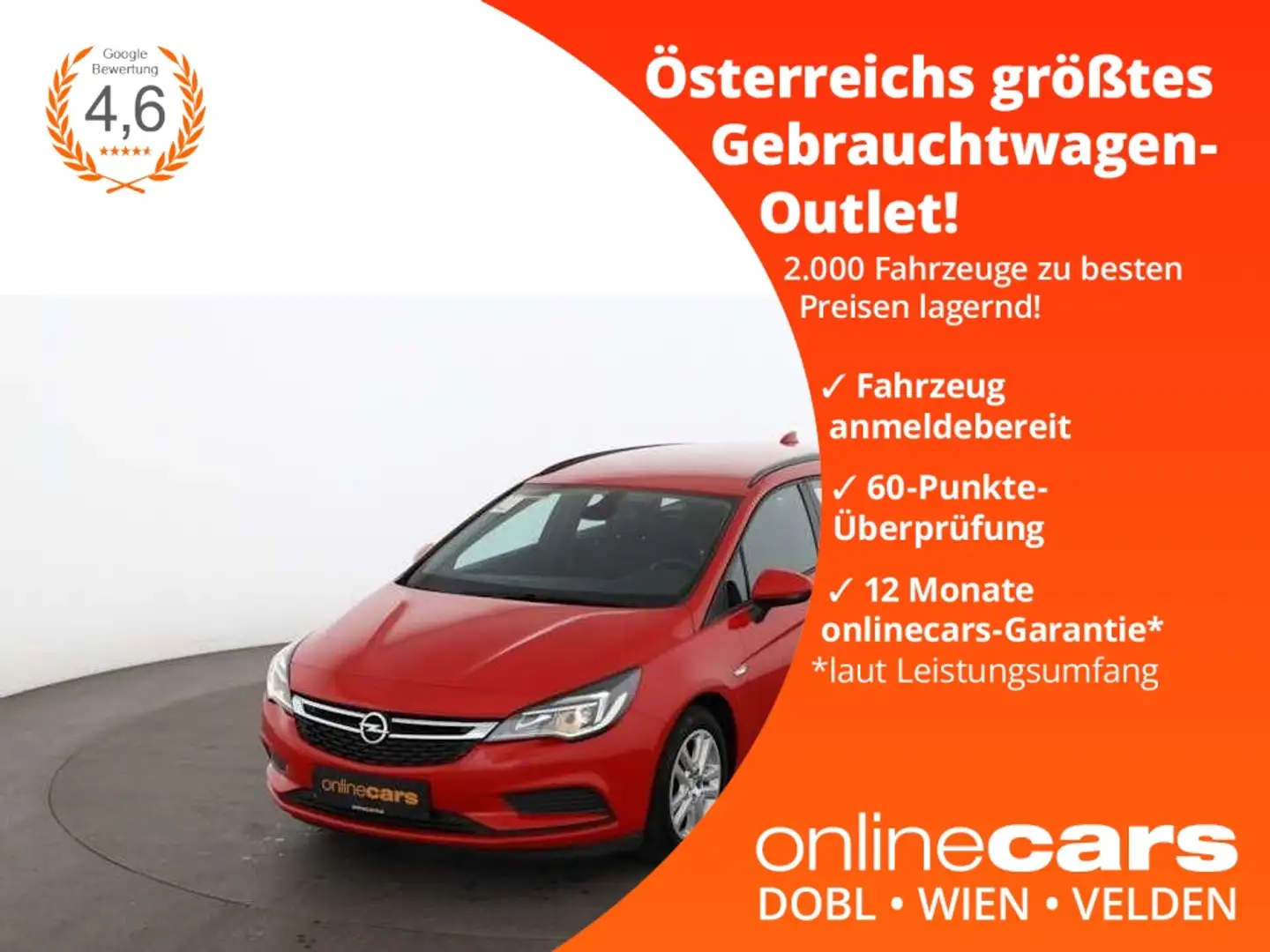 Opel Astra K Sports Tourer 1.6 CDTI Edition NAVI TEMP Rot - 1