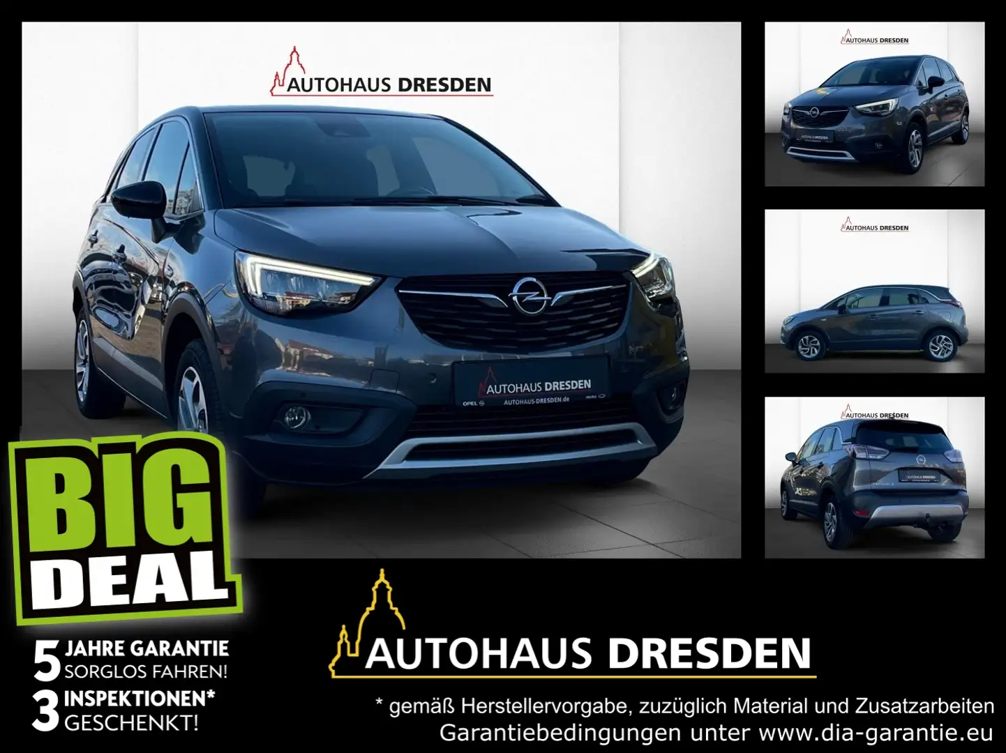 Opel Crossland 1.2 Turbo Innovation LED+SHZ+2xKlima Grau - 1