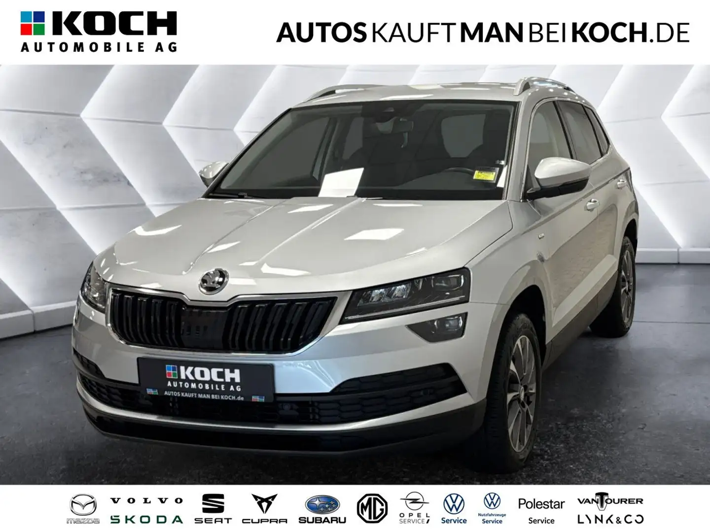 Skoda Karoq 1.5 TSI DSG ACT DRIVE PDC v+h LED NAVI SHZ Silber - 1