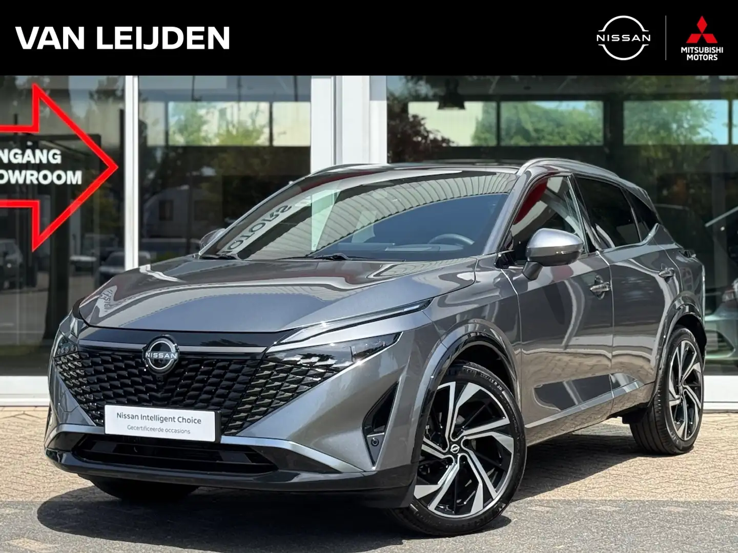 Nissan Qashqai 1.3 Mild-Hybrid 158pk Xtronic Tekna Plus | Leder | Grijs - 1