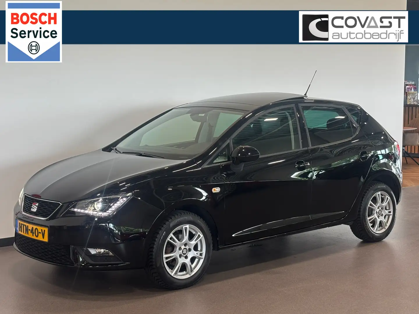 SEAT Ibiza 1.0 TSI Excellence Xenon|Navigatie|Carplay|Panoram Zwart - 1