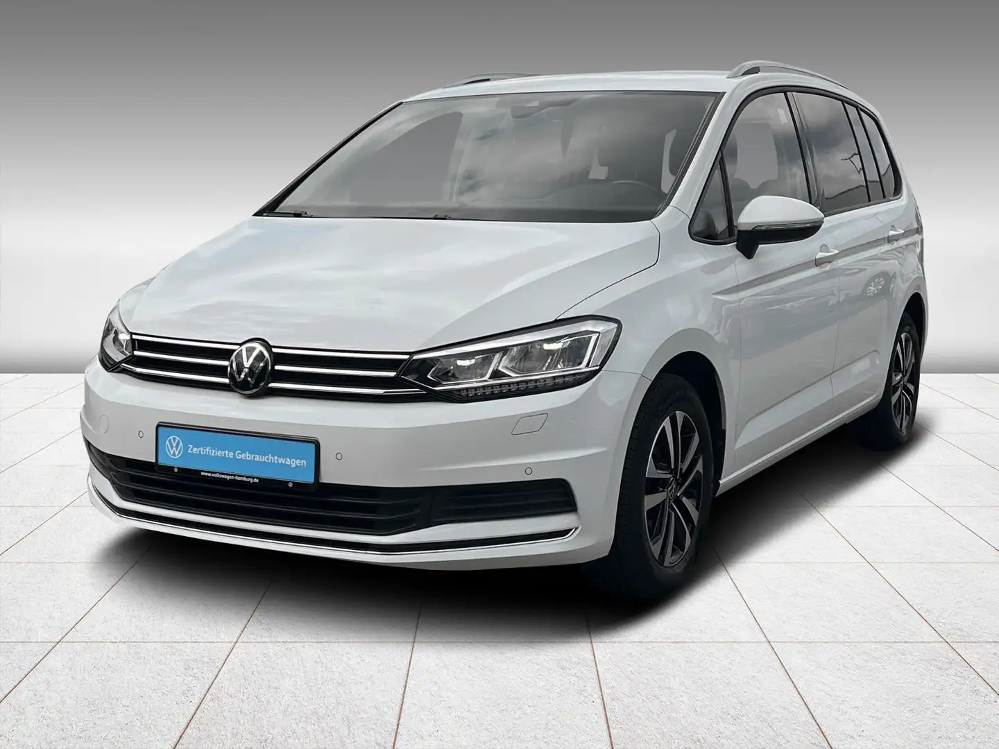 Volkswagen Touran 1.5 TSI United DSG AHK Navi Sitzhzg Blanc - 2