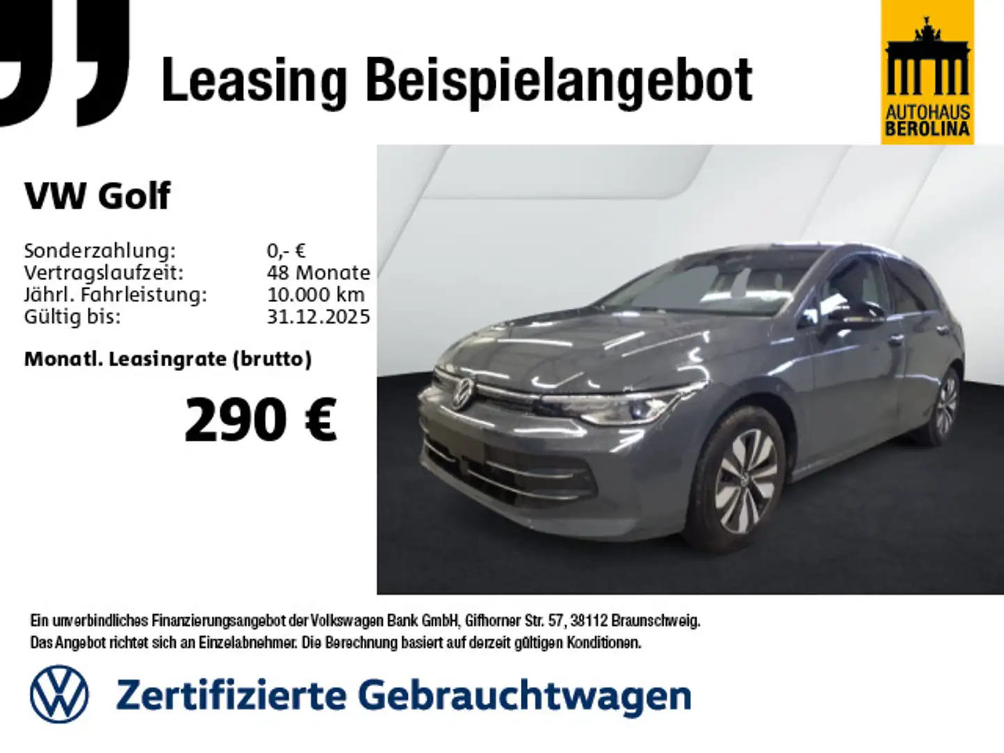 Volkswagen Golf VIII 1.5 eTSI Goal DSG *AHK*LED+*R-CAM*SHZ* Grau - 1