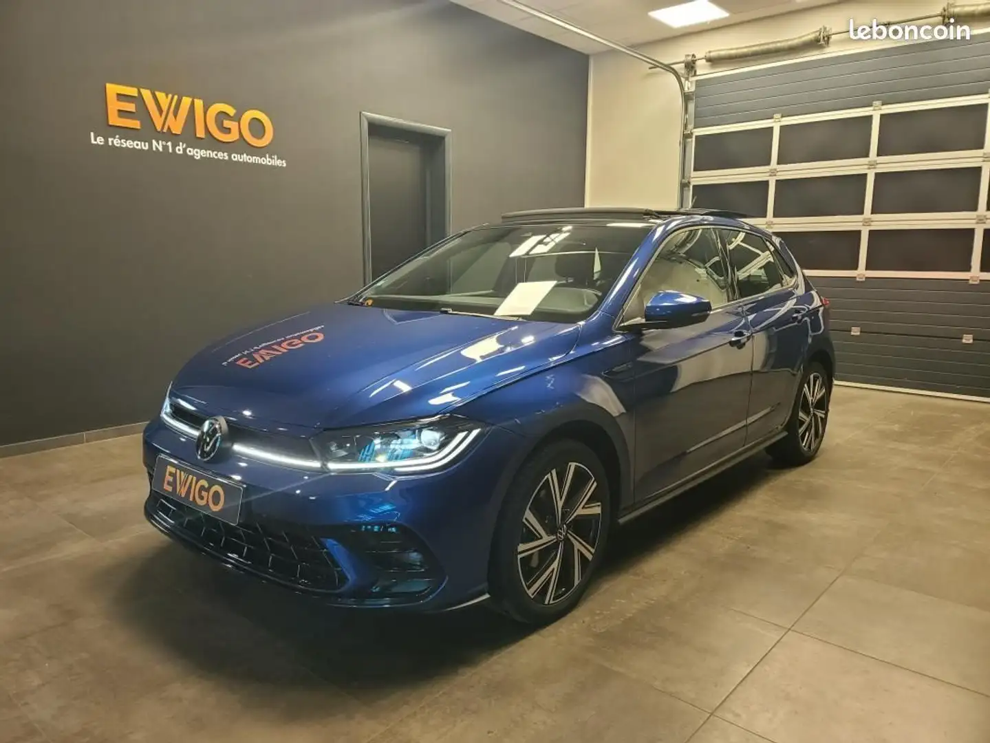 Volkswagen Polo 1.0 TSI 110ch R-LINE DSG7 BVA Bleu - 1