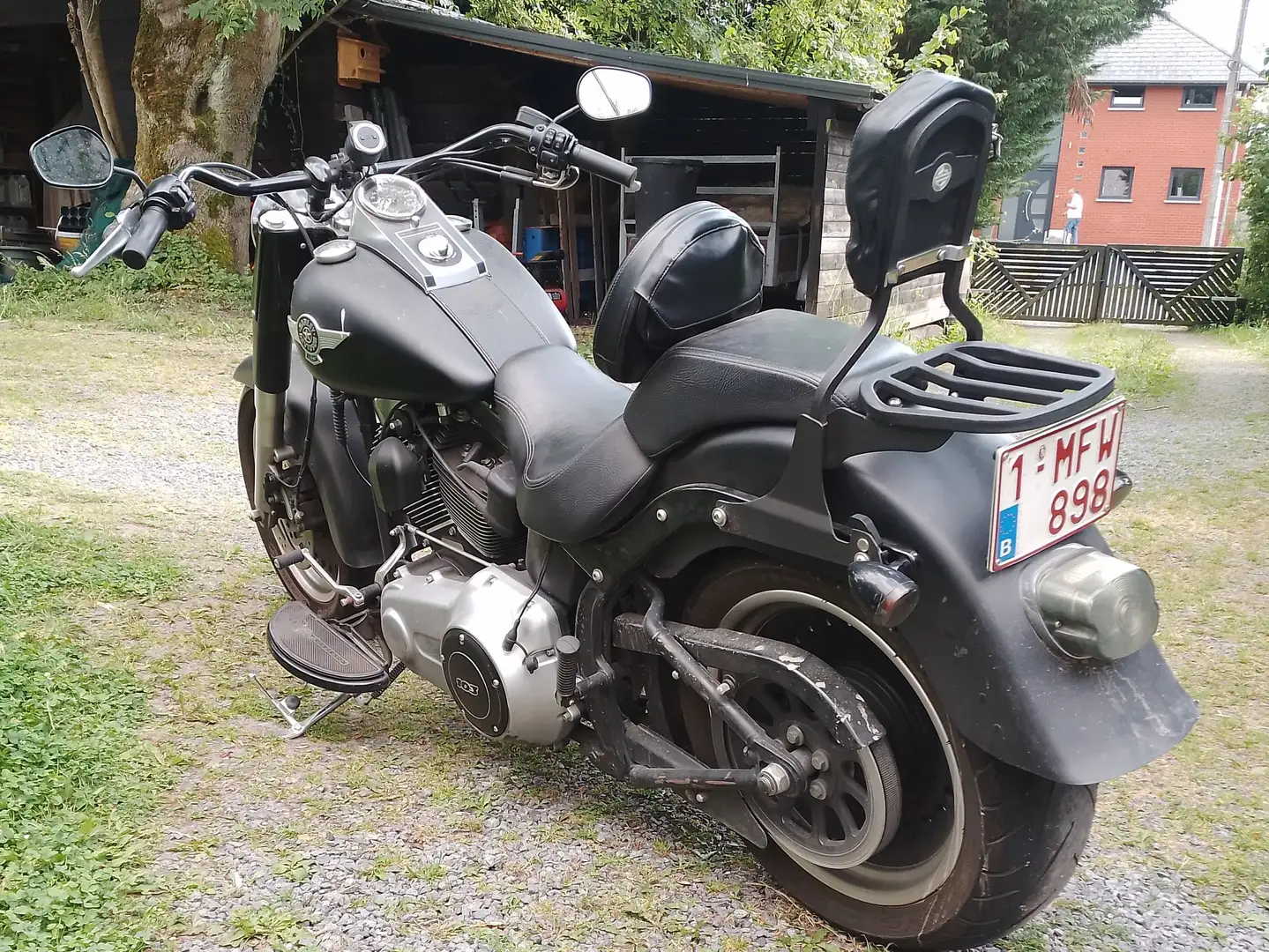 Harley-Davidson Fat Boy Flstfb Чорний - 2