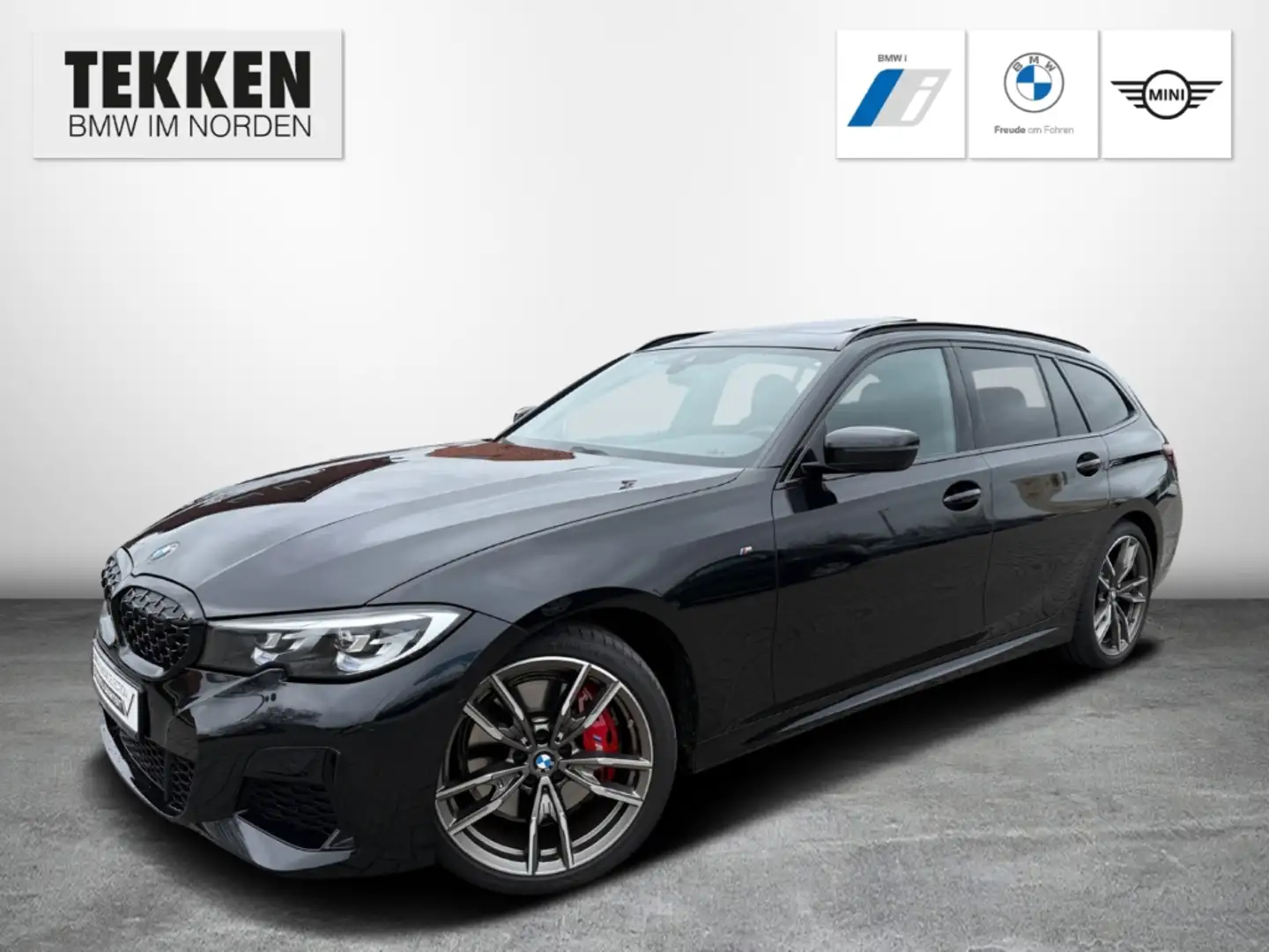 BMW 340 xDrive Touring Pano RFK HiFi M-Sport Pro Nero - 1