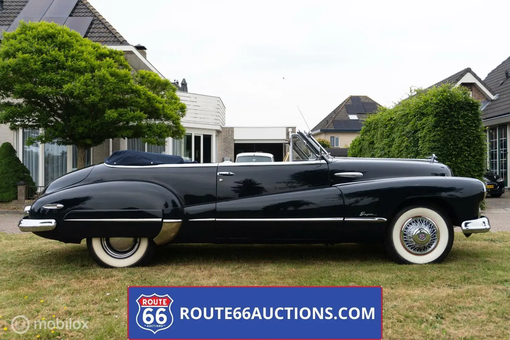 Buick Super Eight cabriolet 1947 | Route 66 Auctions Black - 2
