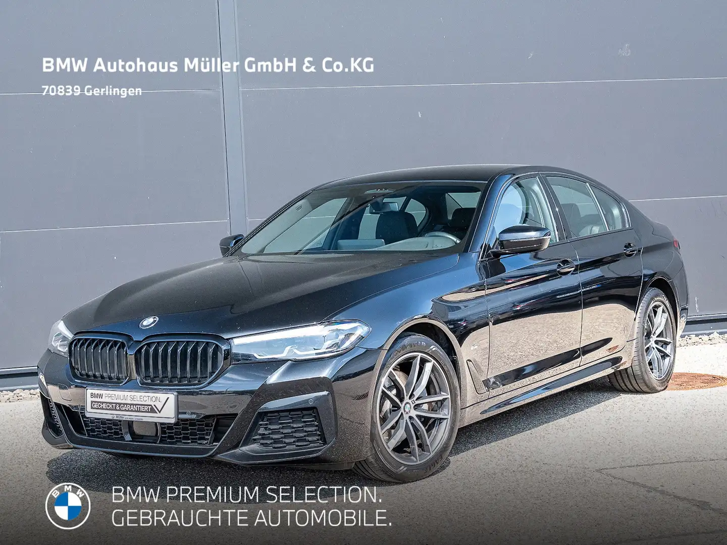 BMW 520 dA Lim. M Sportpaket ACC Kamera HiFi HUD 1VB Černá - 1