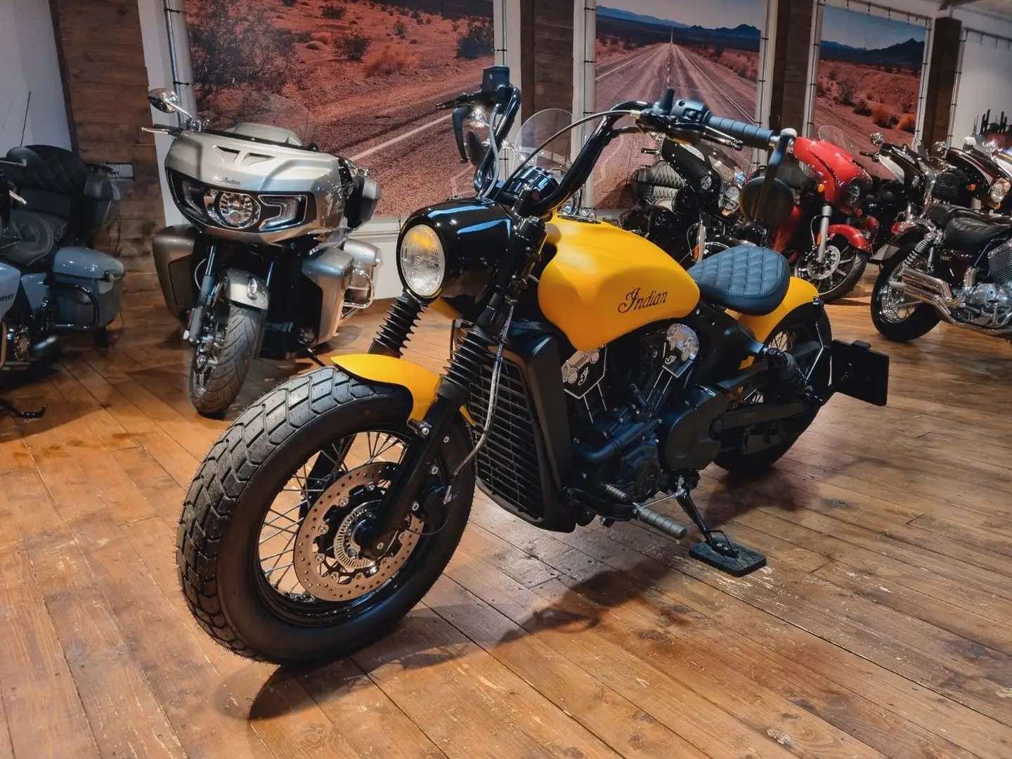 Indian Scout Bobber "Wunderkind" 1.000/1,99 % Amarillo - 2