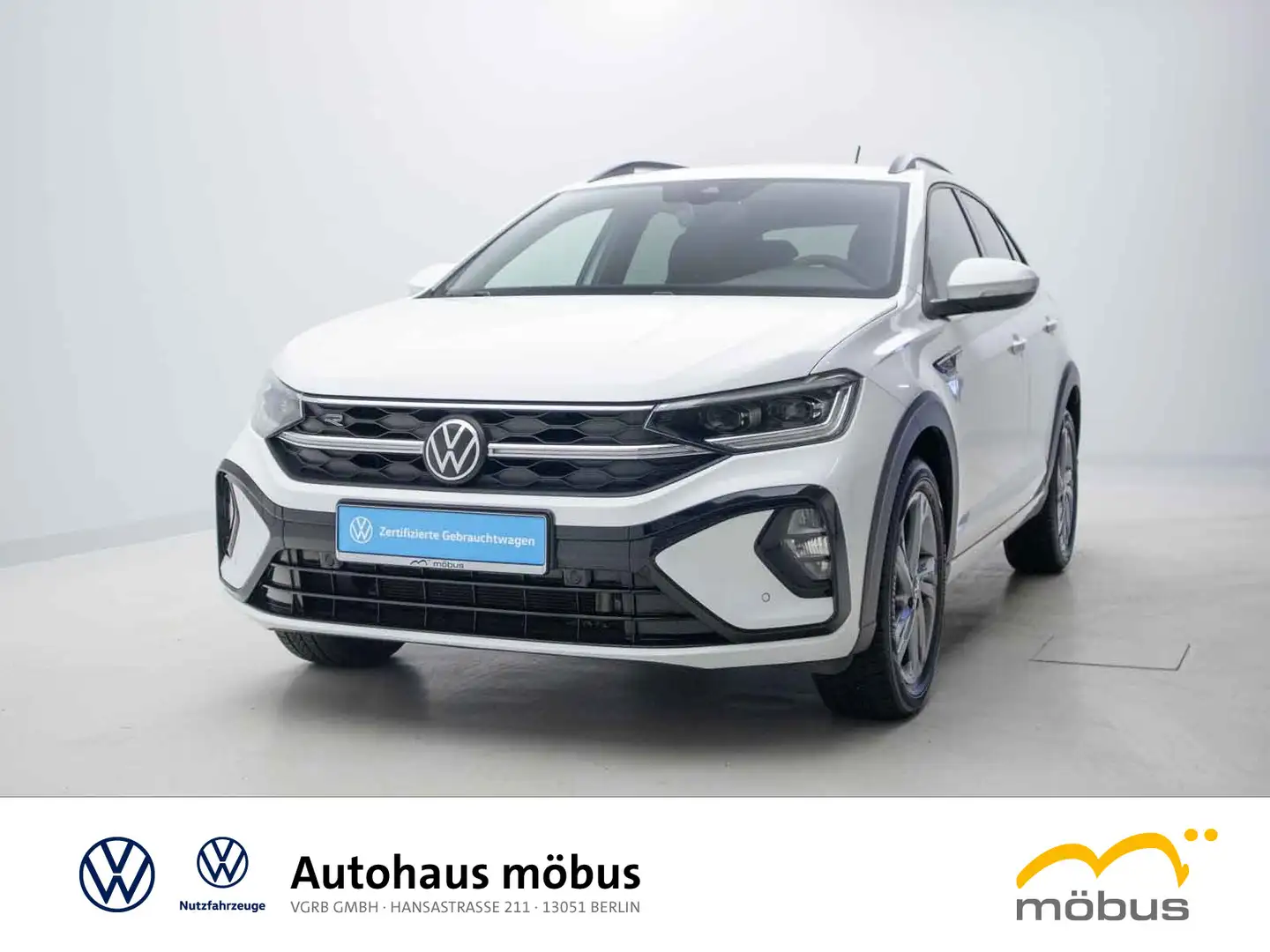 Volkswagen Taigo 1.0 TSI DSG* R-LINE*APP*MATRIX*VC*NAVI*PDC Weiß - 2