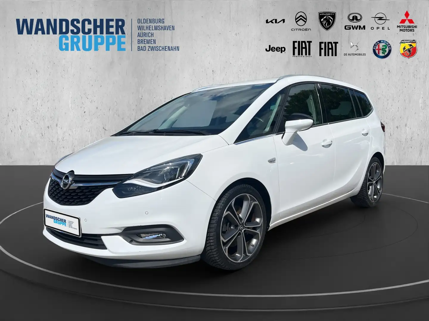 Opel Zafira C 2.0 CDTI LED+2xKlima+LM+PDC+DynLicht Blanc - 1