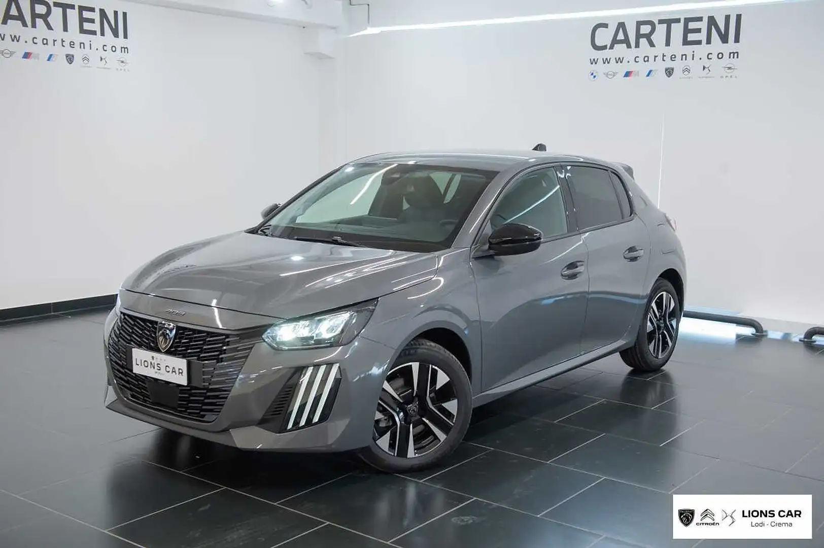 Peugeot 208 2ª serie Hybrid 100 e-DCS6 Allure Gris - 1
