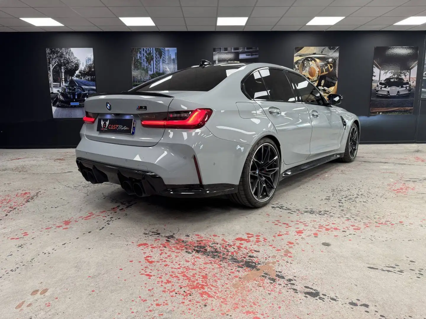 BMW M3 VII (G80) 3.0 510ch Competition Gris - 2