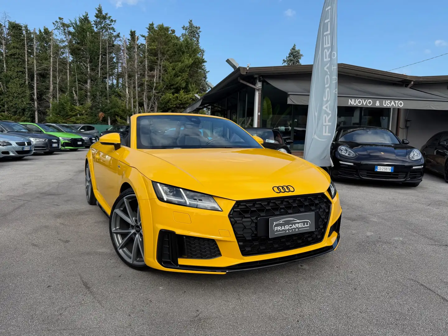 Audi TT Roadster 45 2.0 tfsi s-tronic /2 SLINE/KM DOC. Giallo - 1