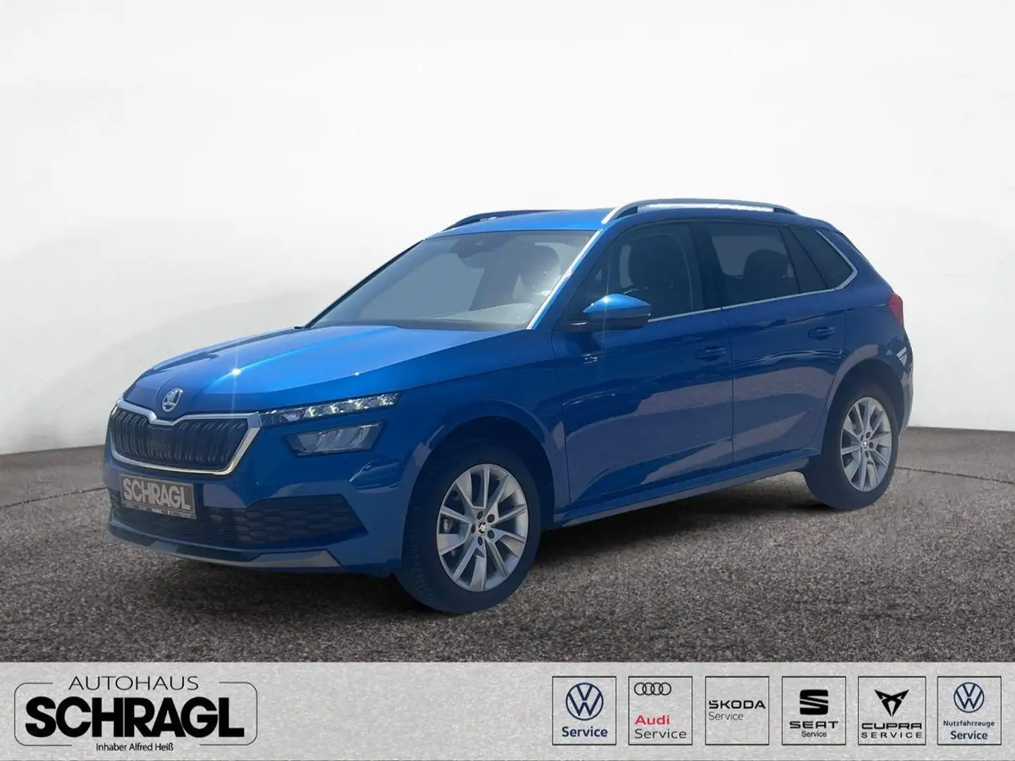Skoda Kamiq 1.0 TSI STYLE+AHK+APP+SITZHEIZUNG Blau - 1