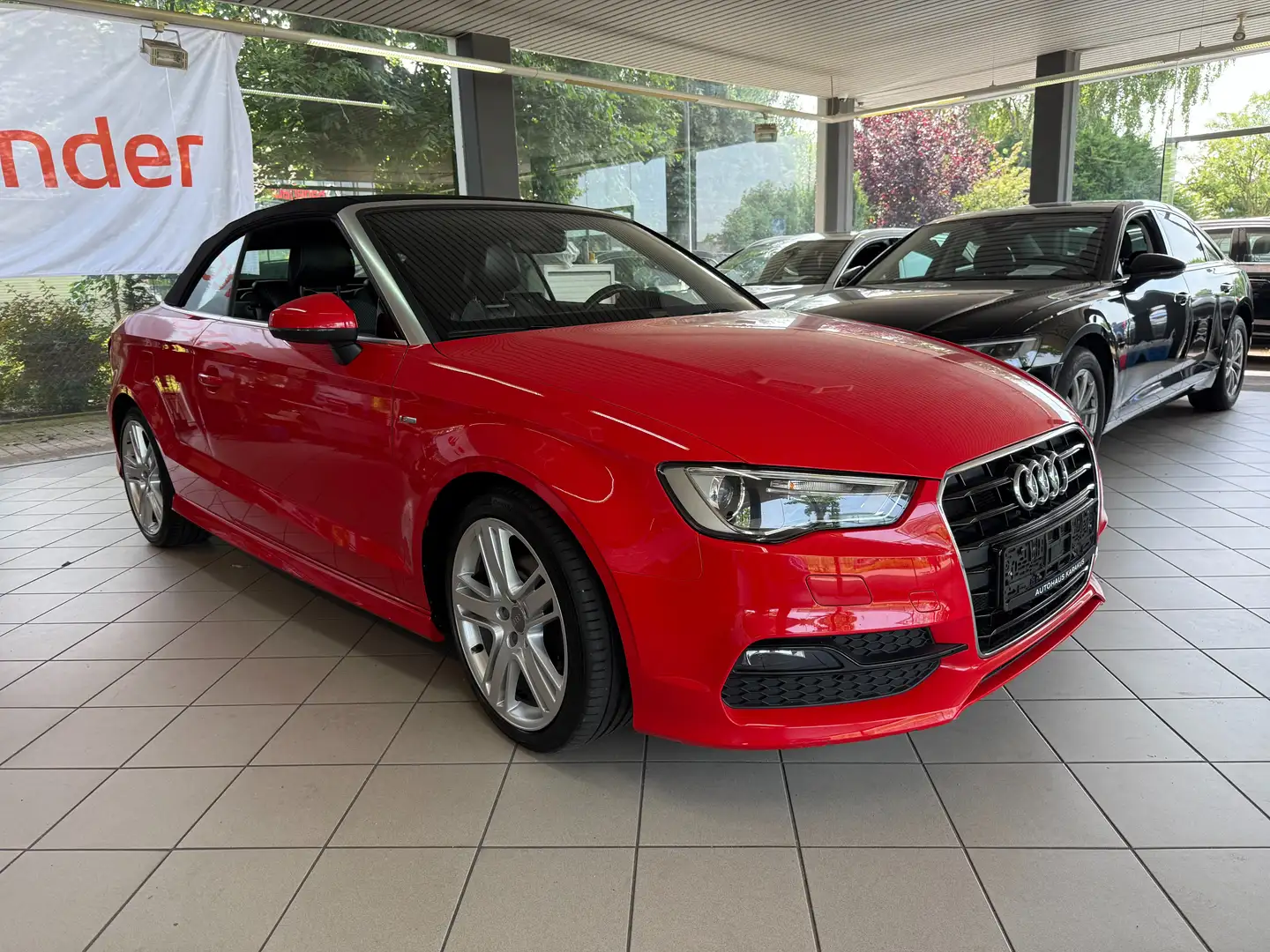 Audi A3 Cabrio 2.0 TDI S-tr. S line B&O/Kopfraumheizung Rouge - 1