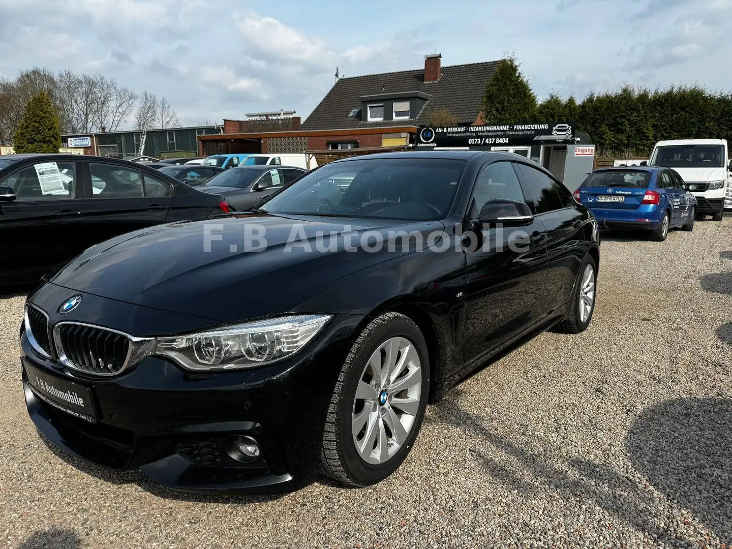 BMW 420 420d Gran Coupé/NAVI/RFK/LEDER/SD/UVM.. Schwarz - 2