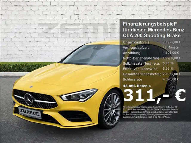 Mercedes-Benz CLA 200 AMG Line Sportpaket AHK-klappbar Navi Digitales Co