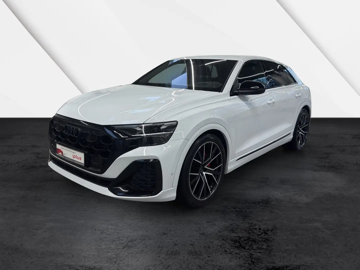 Audi Q8 50 TDI quattro S line Black HuD Matrix AHK Stan... Weiß - 2