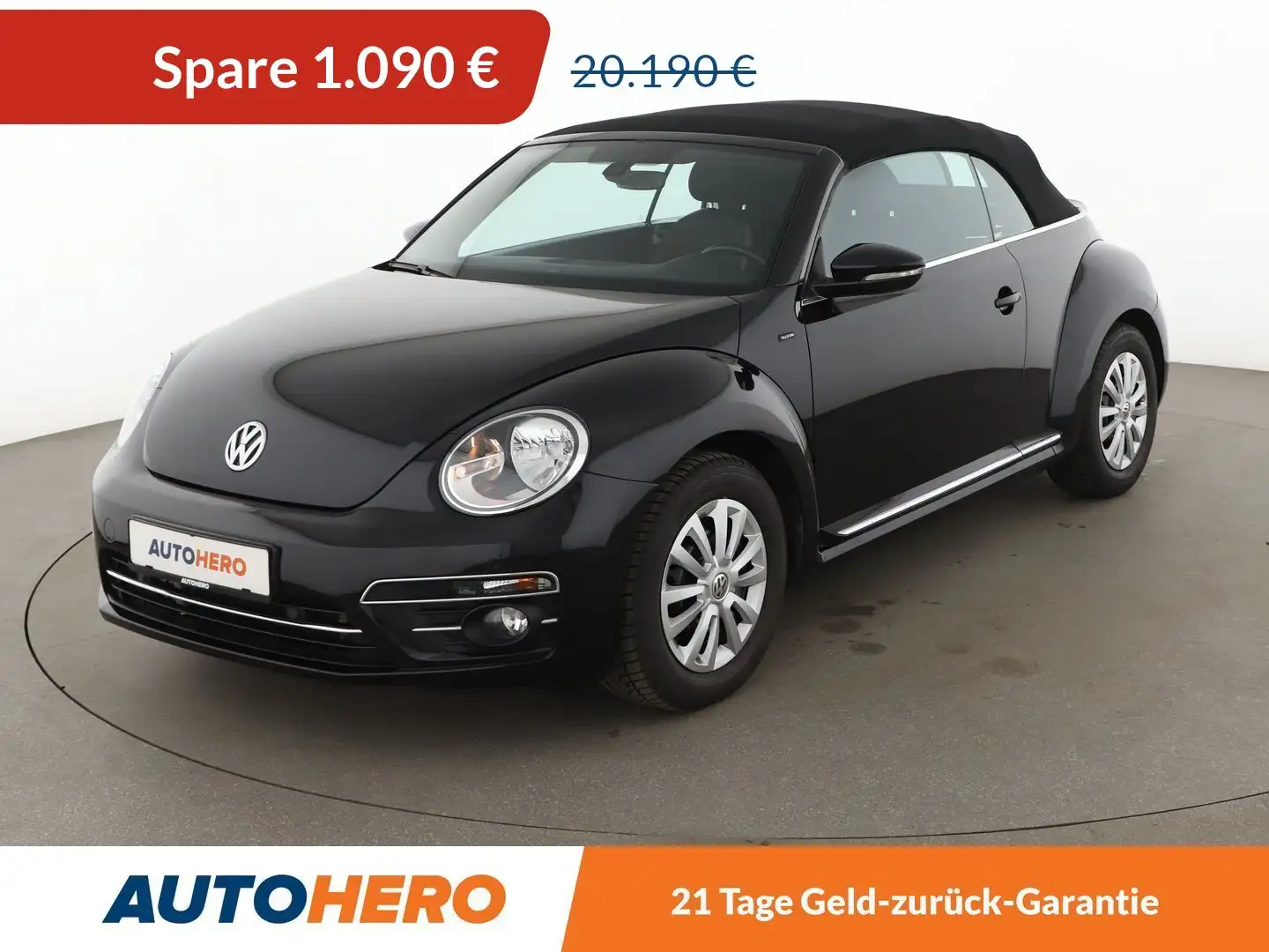 Volkswagen Beetle 1.4 TSI Allstar BlueMotion*TEMPO*NAVI*CAM*PDC*SHZ* Noir - 1
