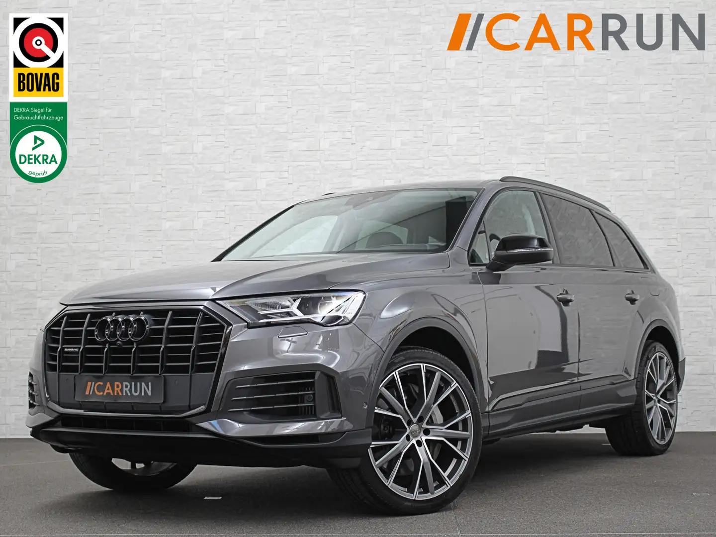 Audi Q7 55 TFSIe V6 381pk Quattro 67dkm! | Head-Up | Leder Grau - 1