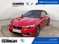 BMW 218 i Cabrio Sport Line + 2Jahre-BPS.-GARANTIE Rot - thumbnail 1