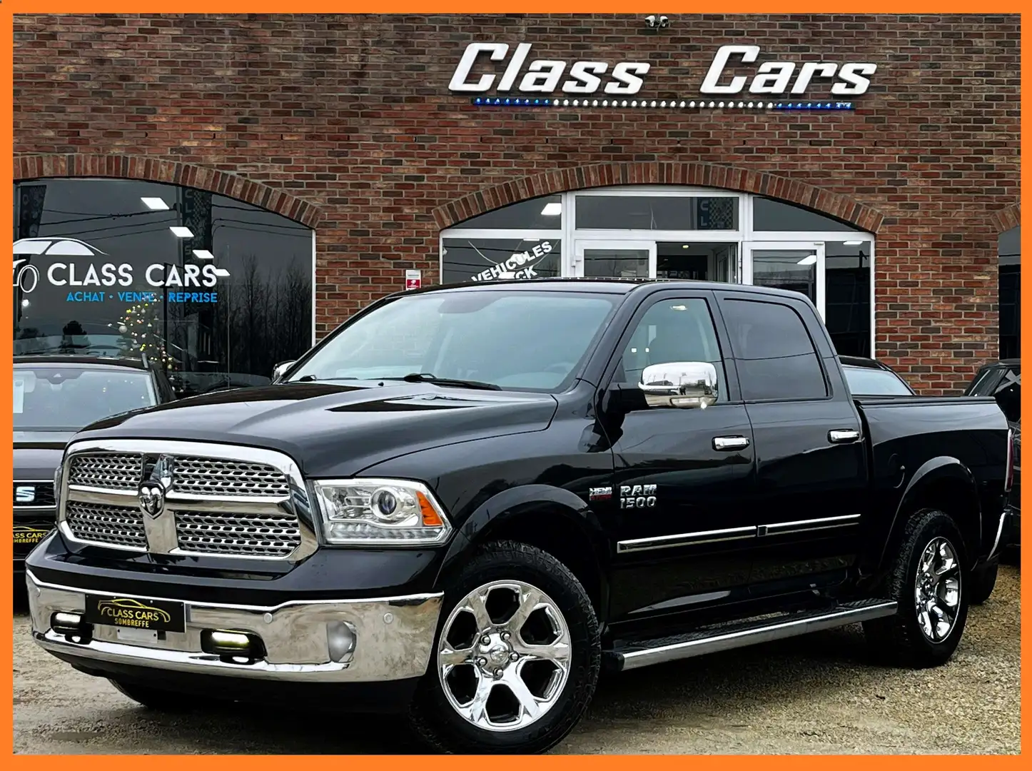 Dodge RAM 5.7 LARAMIE LPG TVA/BTW TOIT OUVRANT CAM RADARS Noir - 1