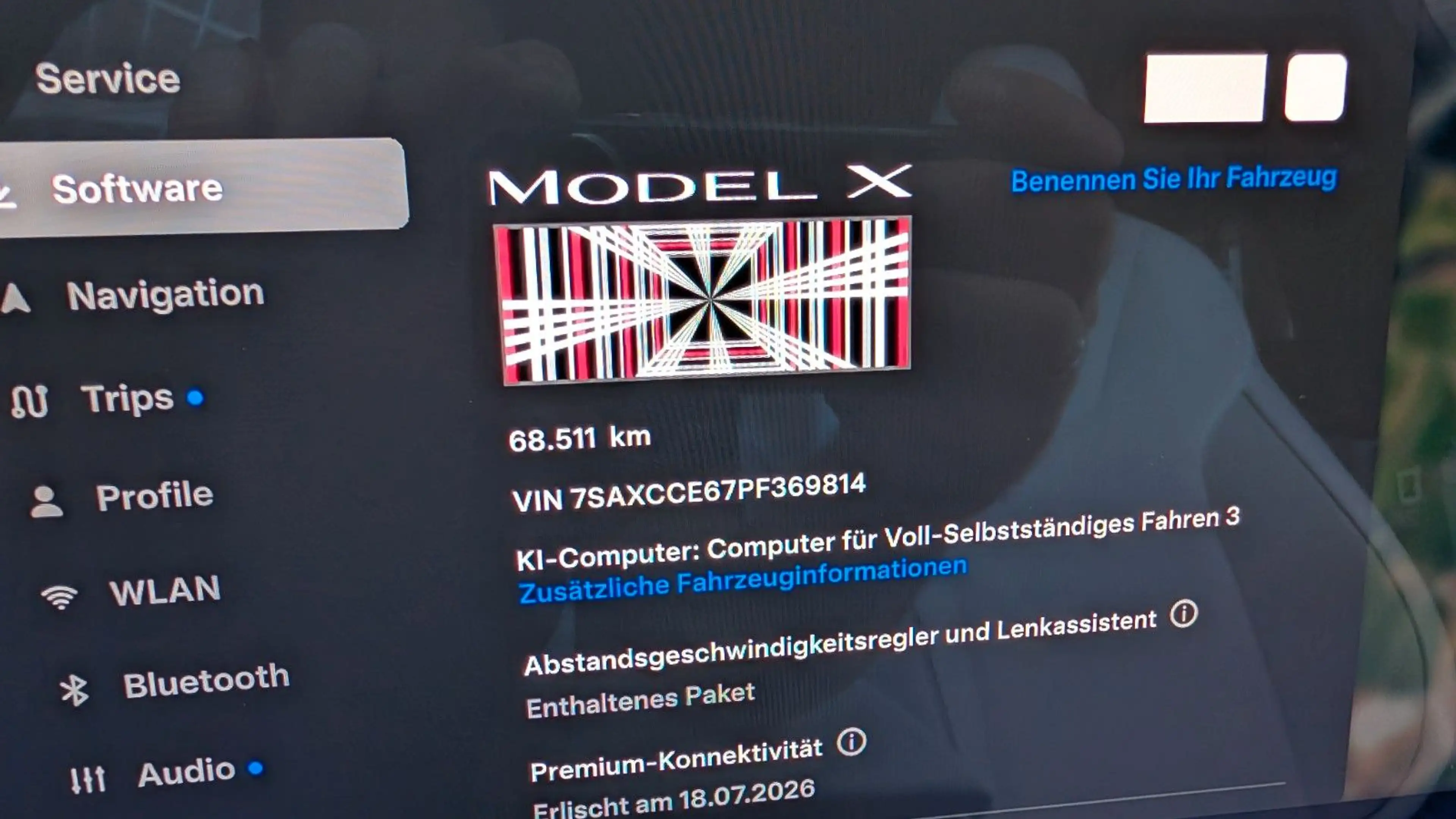 Tesla Model X Plaid *AHK*YOKE*Weißes Leder* — photo 11