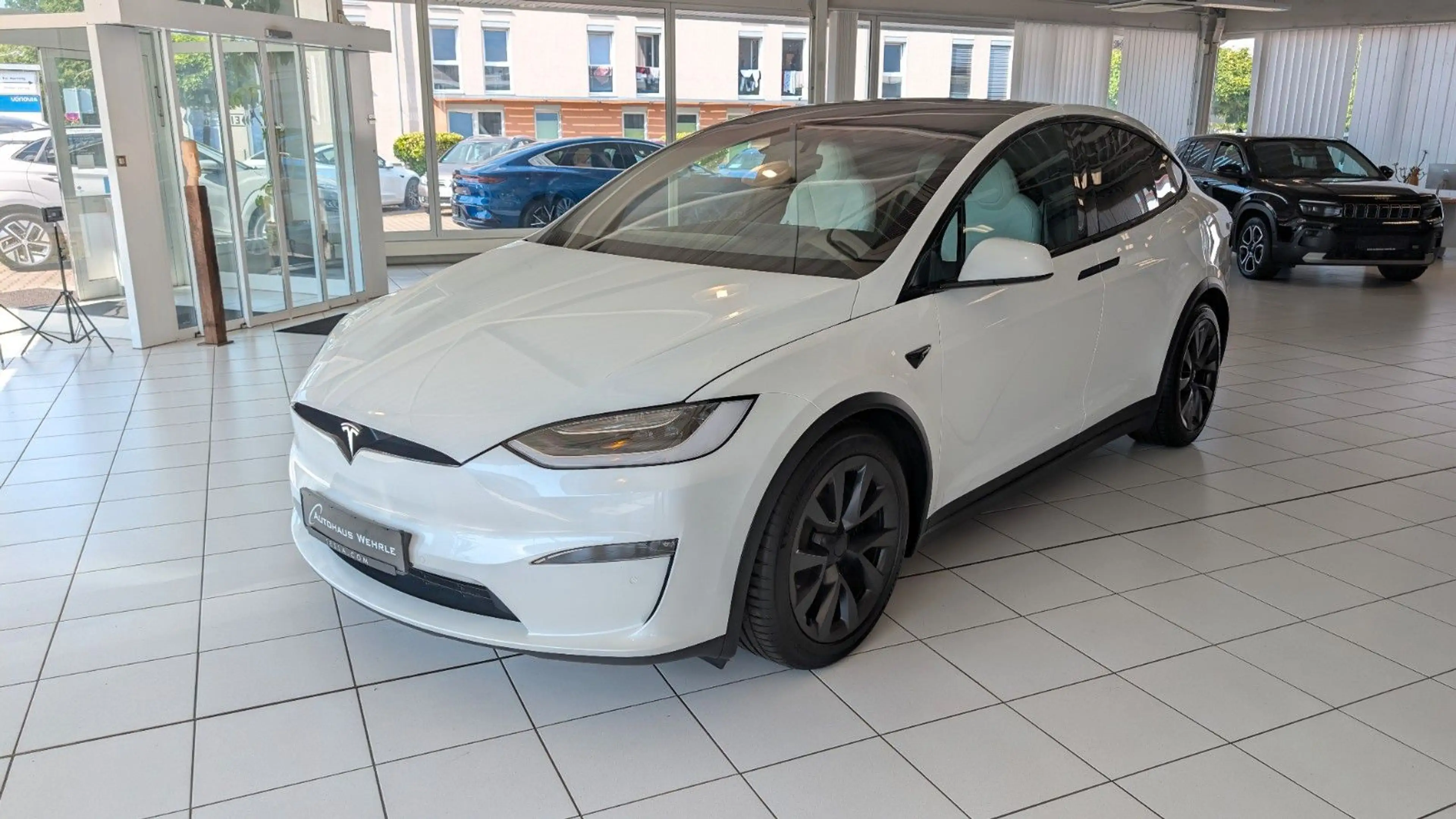 Tesla Model X Plaid *AHK*YOKE*Weißes Leder*
