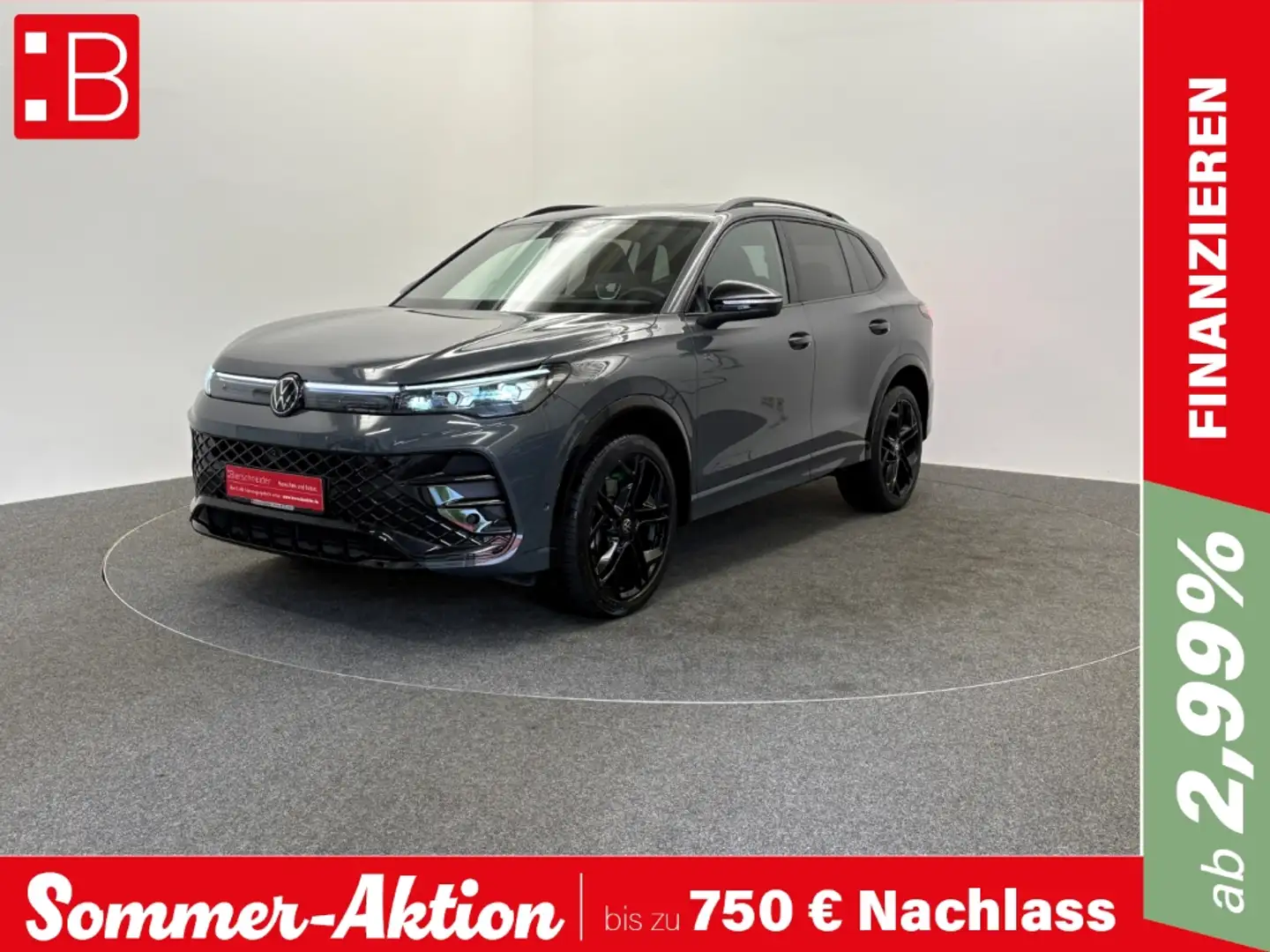 Volkswagen Tiguan 2.0 TDI DSG 4Mo. R-Line Black Style DIGITAL COCKPI Grau - 1
