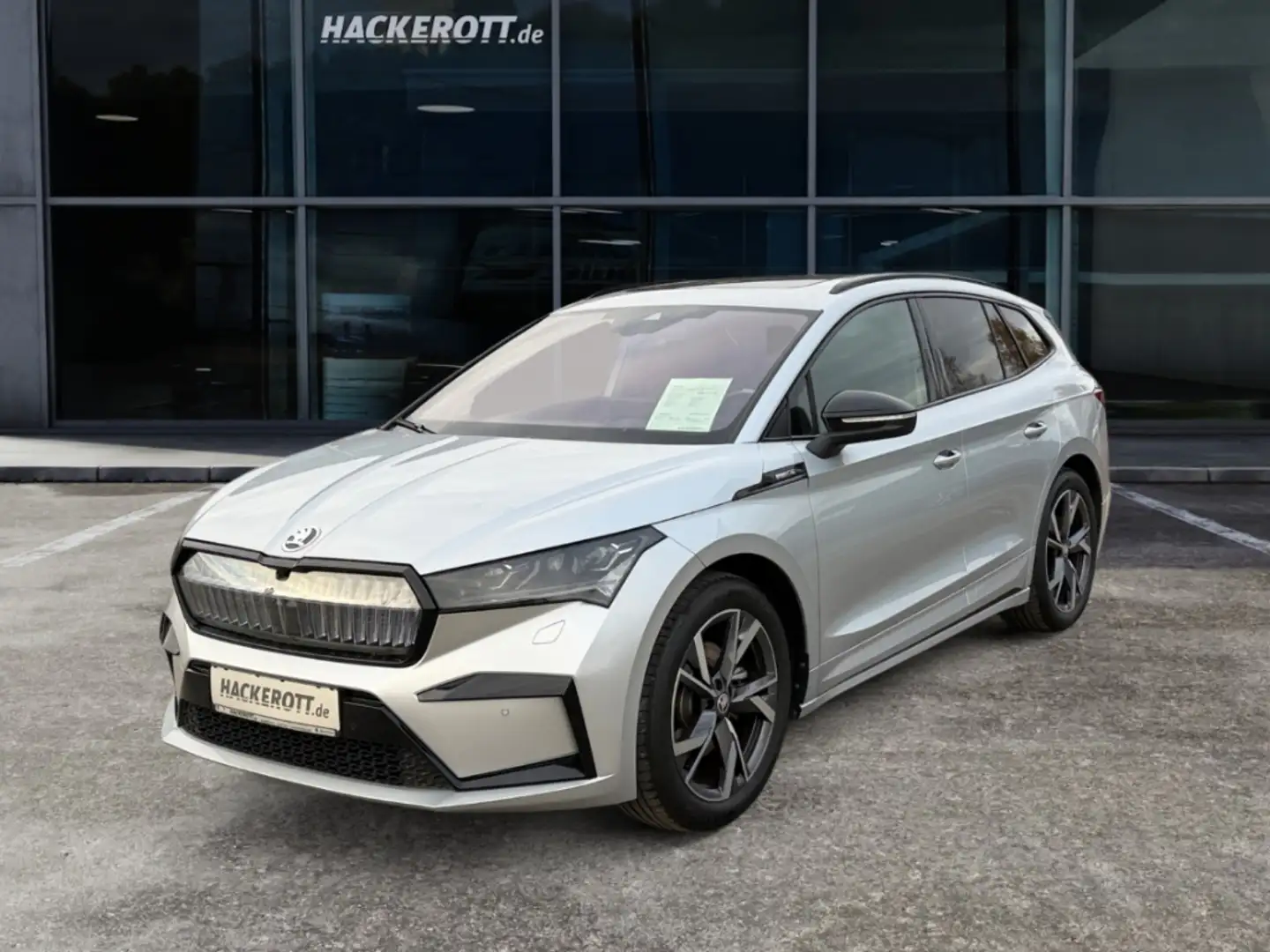 Skoda Enyaq 60 Sportline 62 kWh Batterie Elektromotor LED-Haup Silber - 1