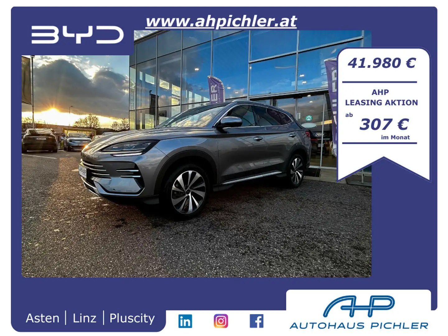 BYD Seal U DM-i PHEV 18,3kWh AWD Design LEASING AKTION in ... Grau - 1