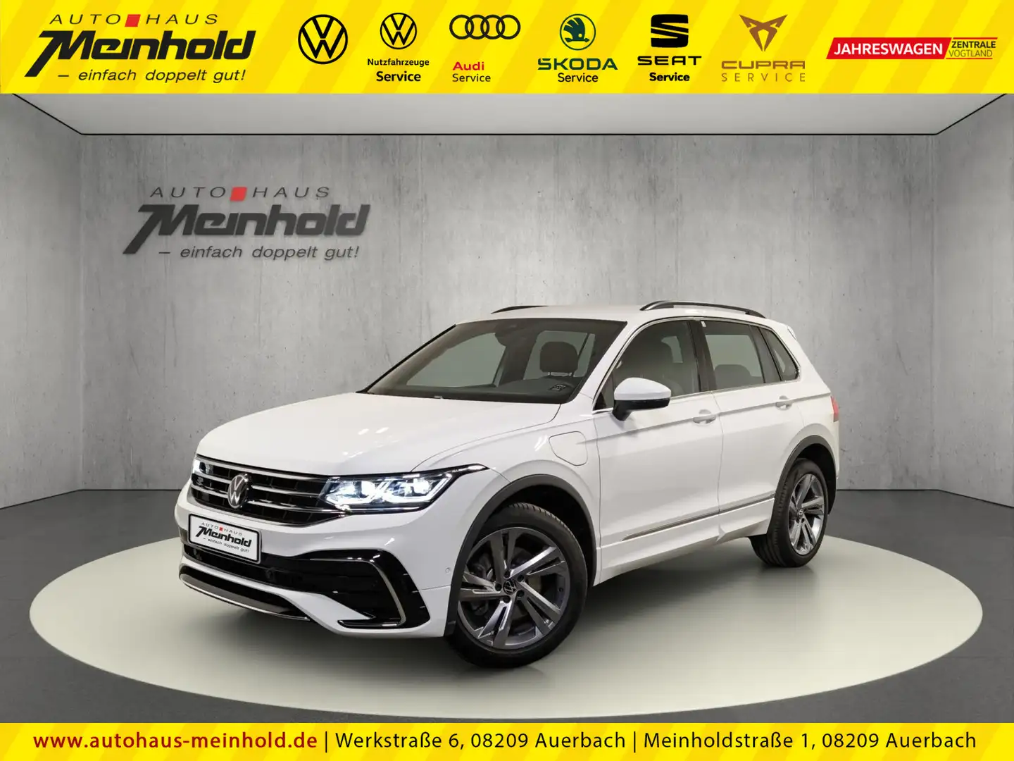 Volkswagen Tiguan 1.4 TSI eHybrid DSG R-Line,IQ.LIGHT, AHK, Weiß - 1