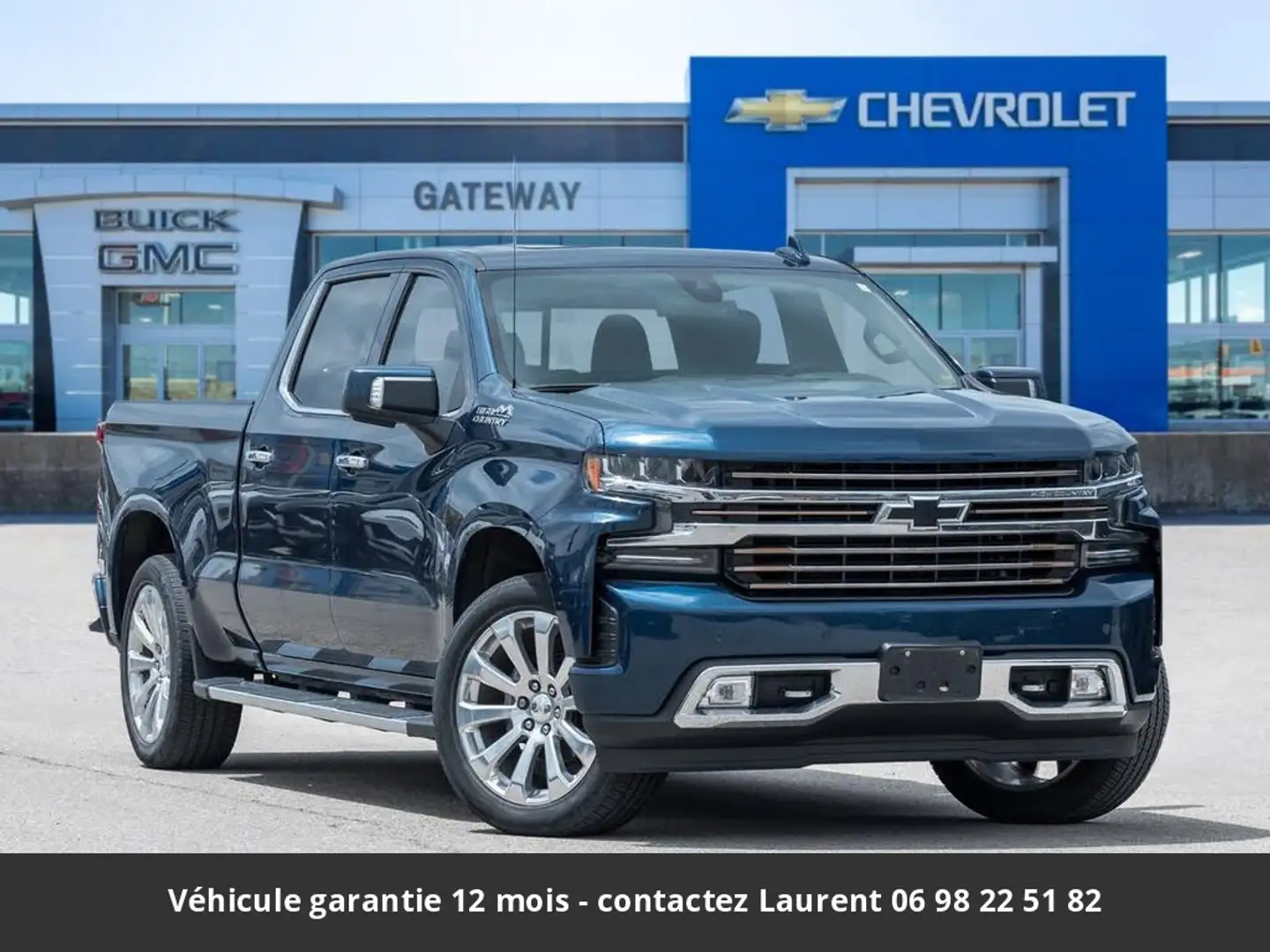 Chevrolet Silverado High Country Crew Cab 4X4 Tout compris hors homologation 4500e Bleu - 1